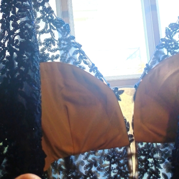 Sz16W, FAVIANA NAVY GOWN, WORN ONCE - Picture 5 of 12